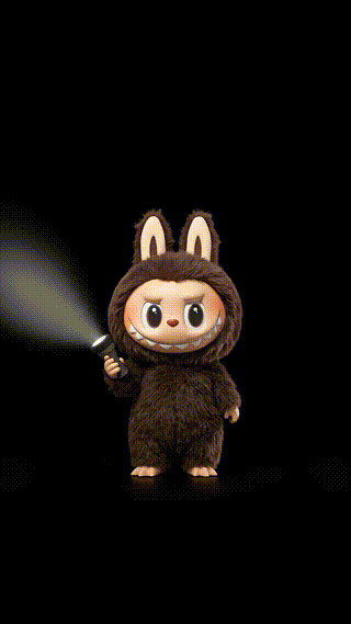 Labubu Has A Flashlight